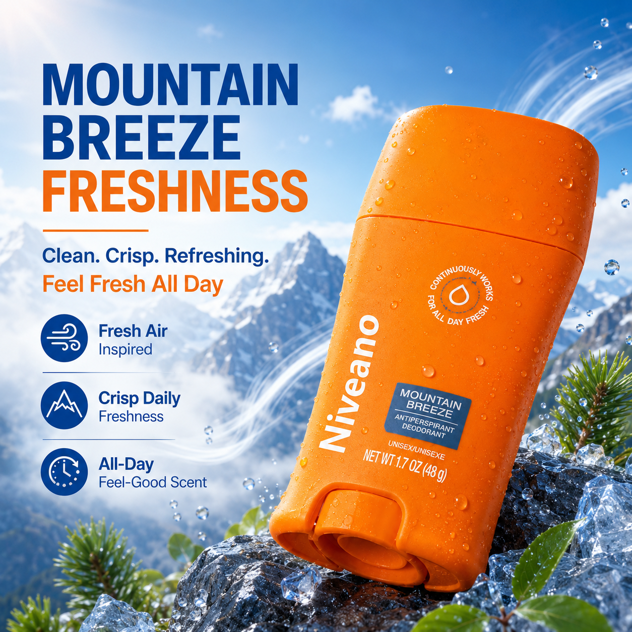 Sweat Happens. Smell Doesn't Have To.