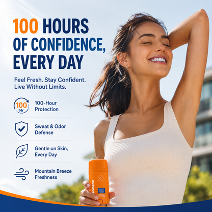 Sweat Happens. Smell Doesn't Have To.