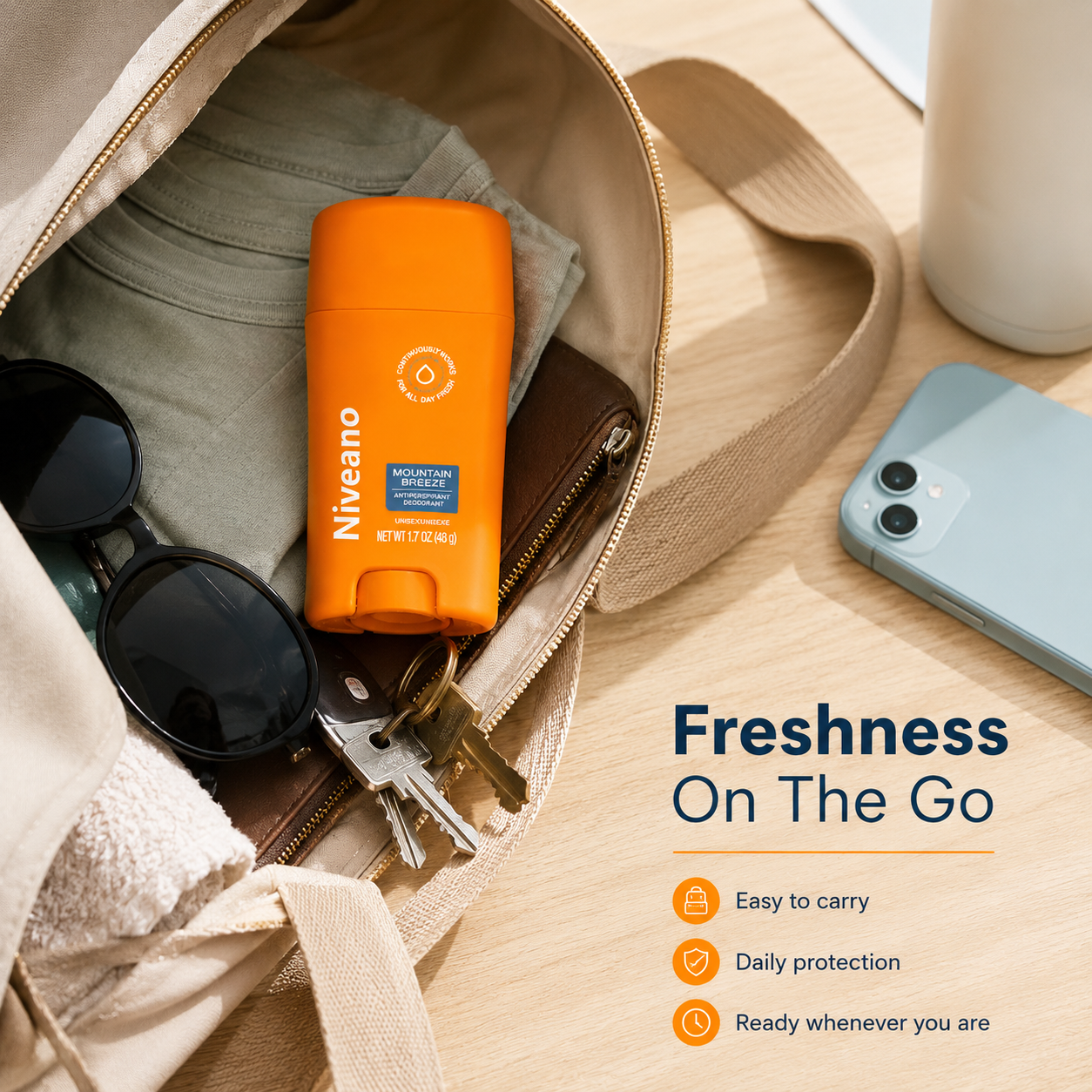 Sweat Happens. Smell Doesn't Have To.