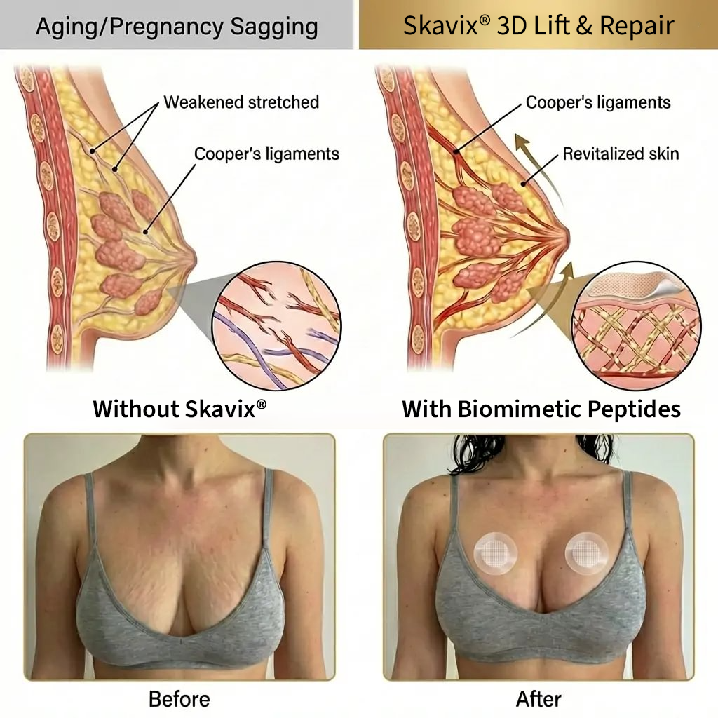 🔥Limited-time 60% sale--Skavix Targeted Breast Enhancement Advanced Nano-Microneedle Patches